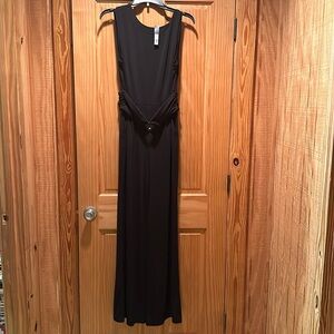 NWT Black The Limited Belted Jumpsuit